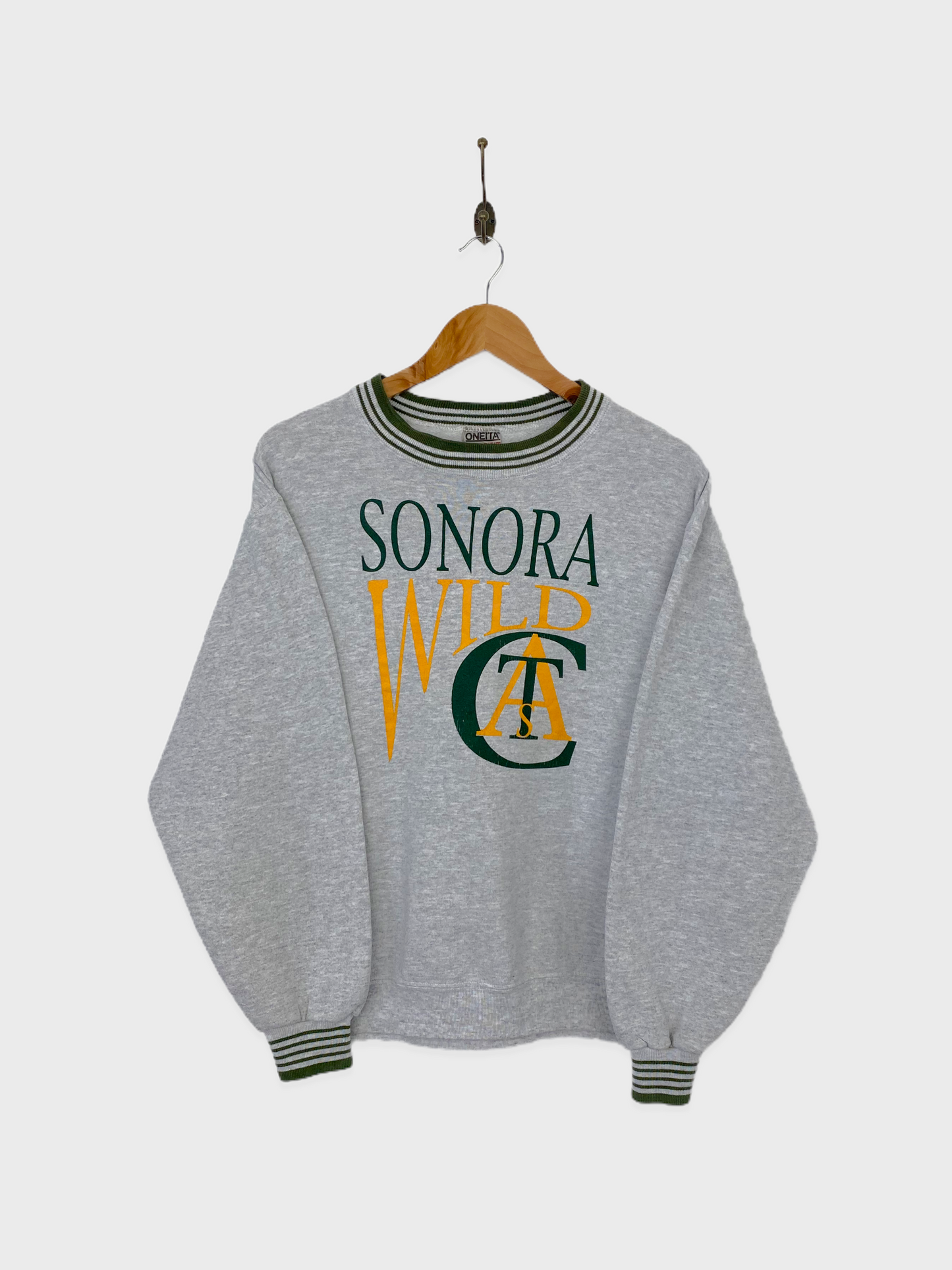 90's Sonora Wildcats USA Made Vintage Sweatshirt Size 10-12