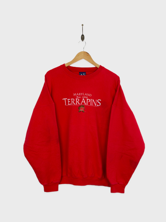 90's Maryland Terrapins Embroidered Vintage Sweatshirt Size XL-2XL