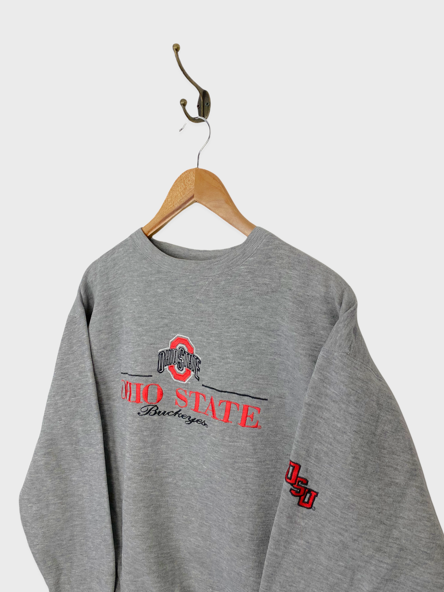 90's Ohio State Buckeyes Embroidered Vintage Sweatshirt Size 8