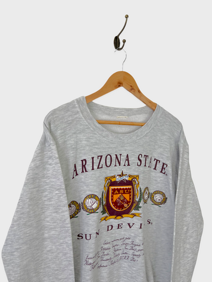 90's Arizona State Sun Devils Embroidered Vintage Sweatshirt Size 8