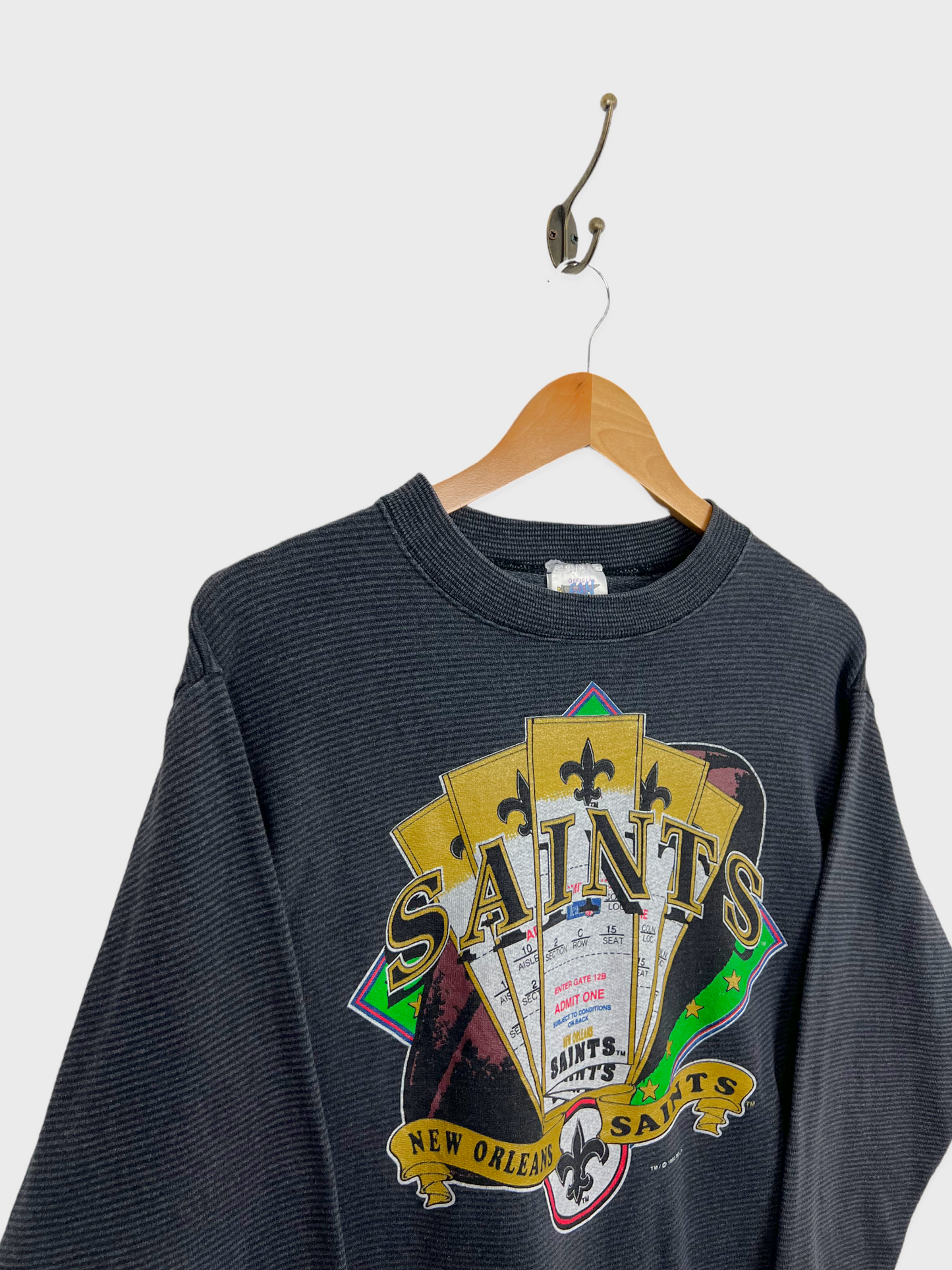 1993 New Orleans Saints NFL USA Made Vintage Sweatshirt Size 6-8