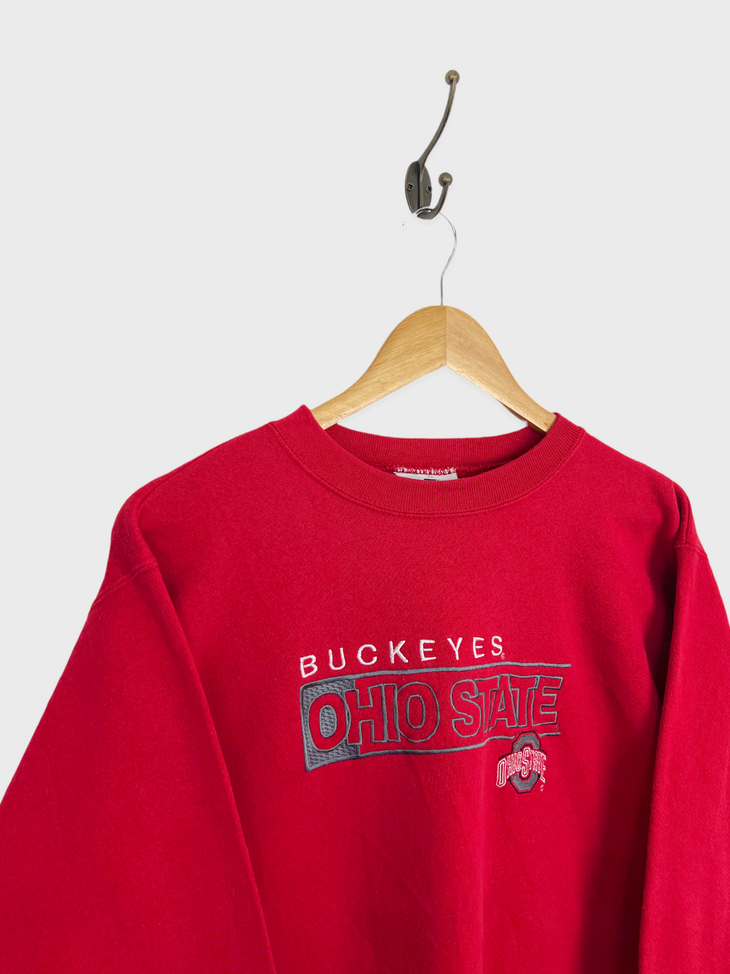 90's Ohio Buckeyes Embroidered USA Made Vintage Sweatshirt Size 6