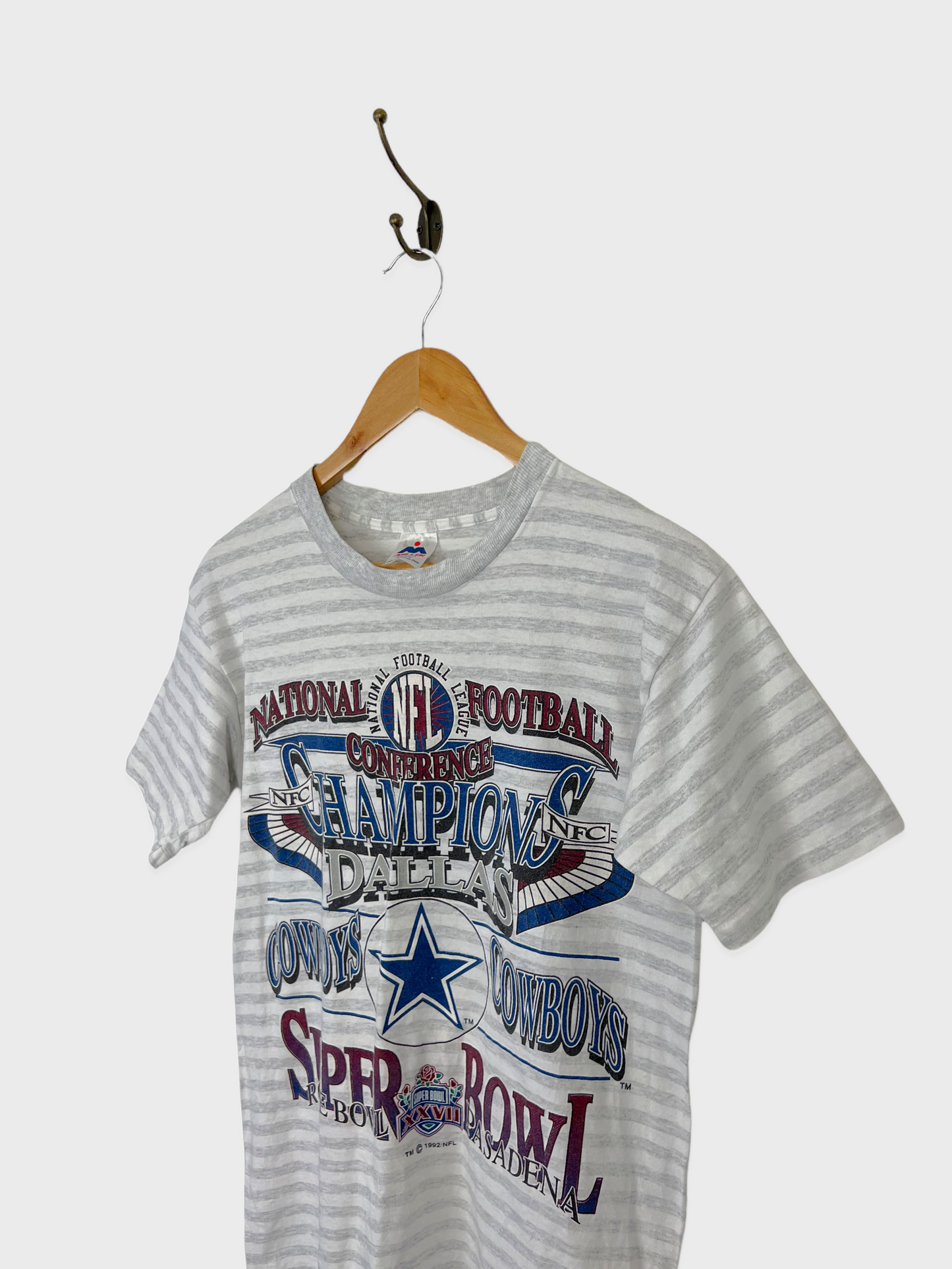 1992 Dallas Cowboys NFL USA Made Vintage T-Shirt Size 6