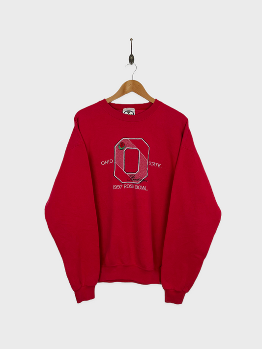 1997 Ohio State Buckeyes USA Made Embroidered Vintage Sweatshirt Size L