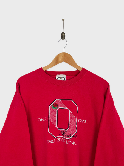 1997 Ohio State Buckeyes USA Made Embroidered Vintage Sweatshirt Size L