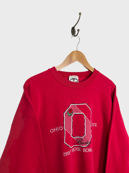1997 Ohio State Buckeyes USA Made Embroidered Vintage Sweatshirt Size L