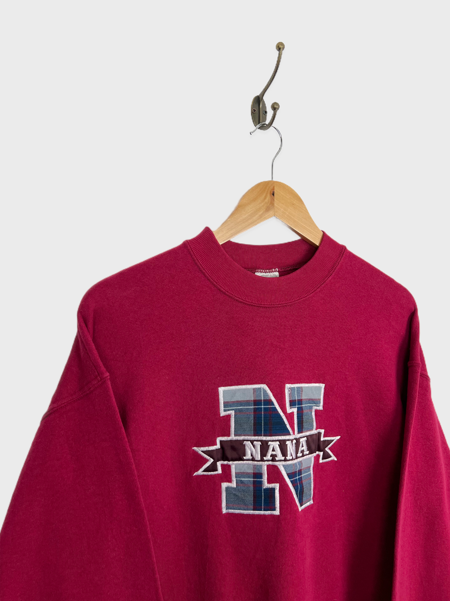 90's Nana Embroidered USA Made Vintage Sweatshirt Size S-M