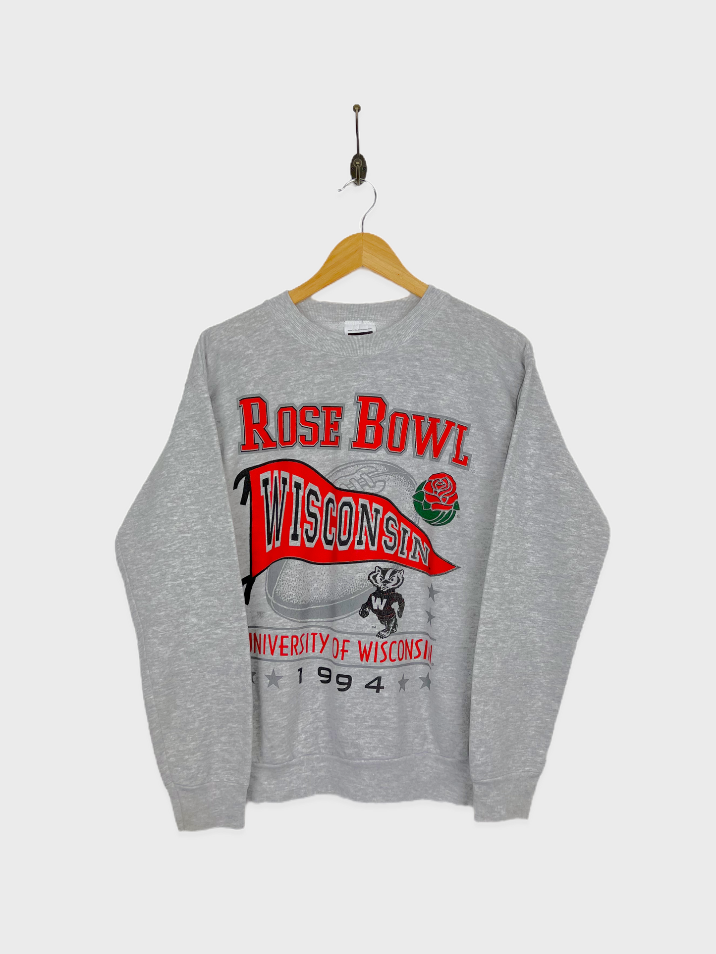 1994 Wisconsin badgers USA Made Vintage Sweatshirt Size 6