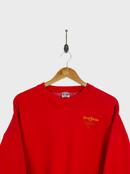 90's Iowa State Parents USA Made Embroidered Vintage Sweatshirt Size XL