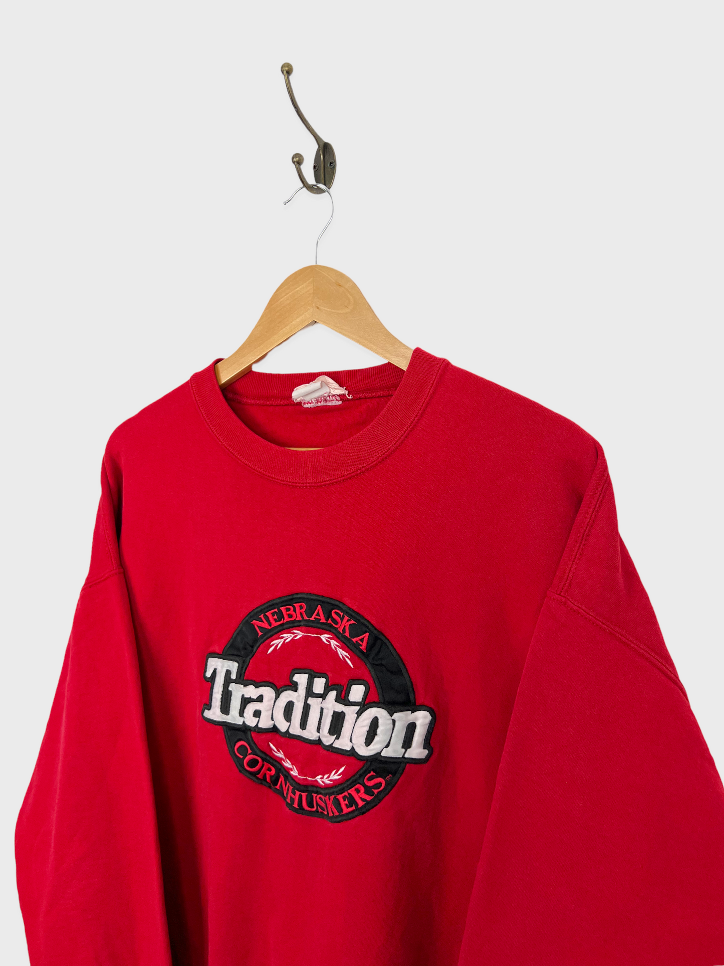 90's Nebraska Cornhuskers Embroidered Vintage Sweatshirt Size M