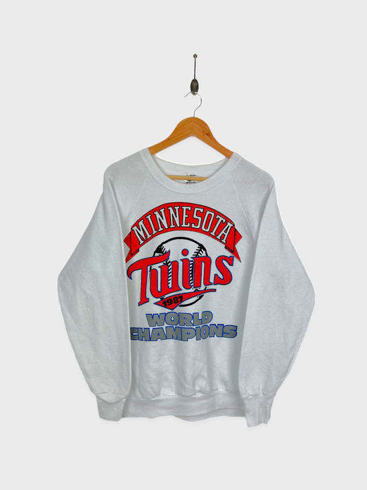 1987 Minnesota Twins MLB USA Made Vintage Sweatshirt Size 8-10