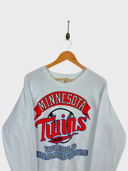 1987 Minnesota Twins MLB USA Made Vintage Sweatshirt Size 8-10