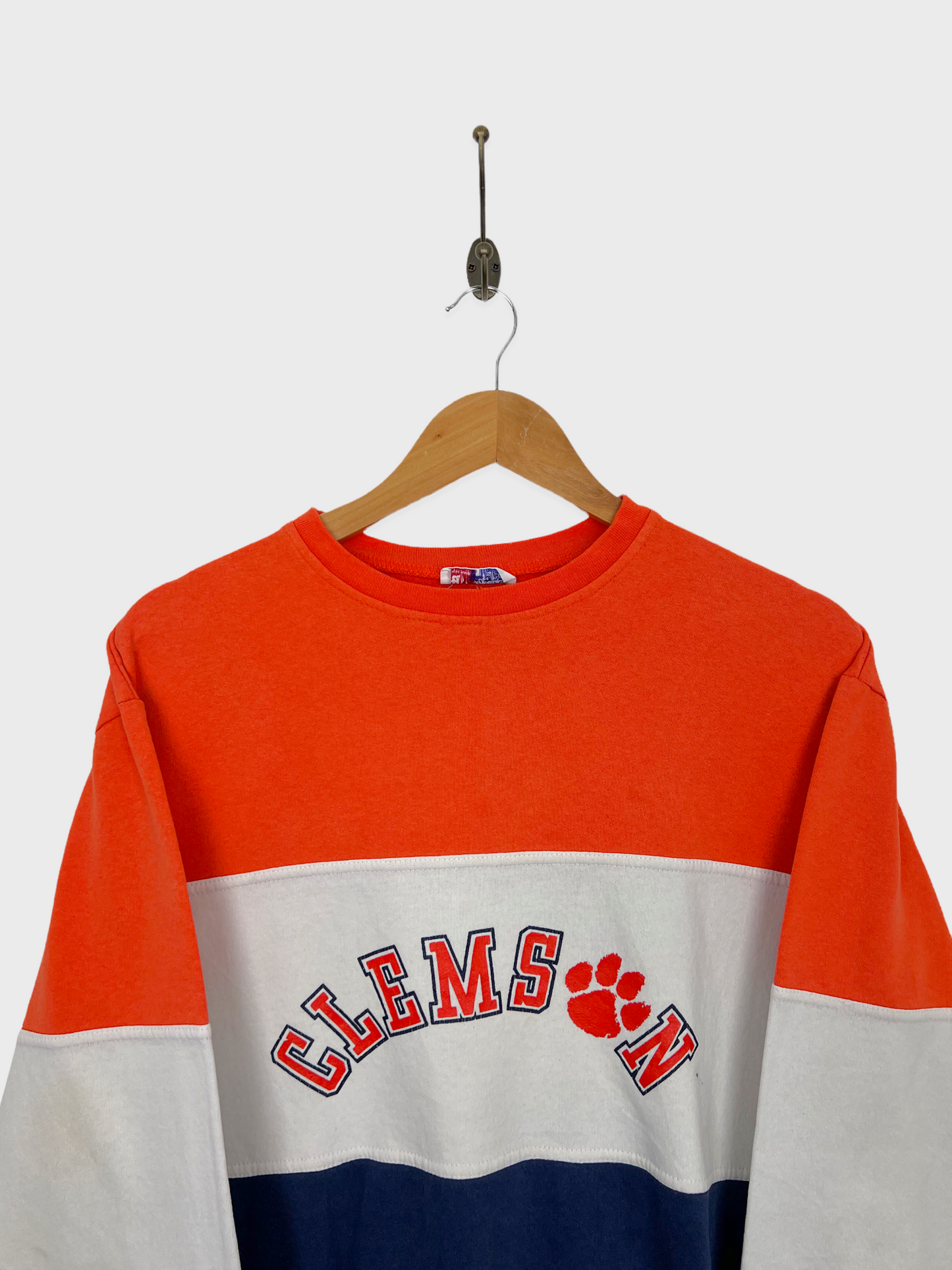 90's Clemson Tigers USA Made Light Vintage Sweatshirt Size 8