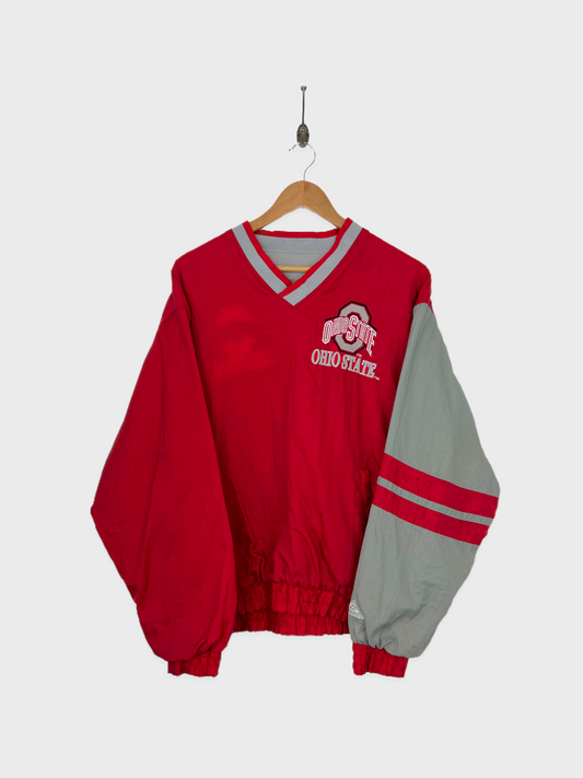 90's Ohio State Embroidered Reversible Vintage Jacket Size 8