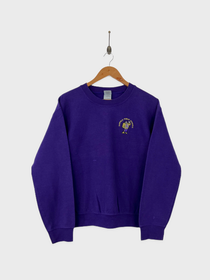 90's Garfield Public Embroidered Vintage Sweatshirt Size 6-8
