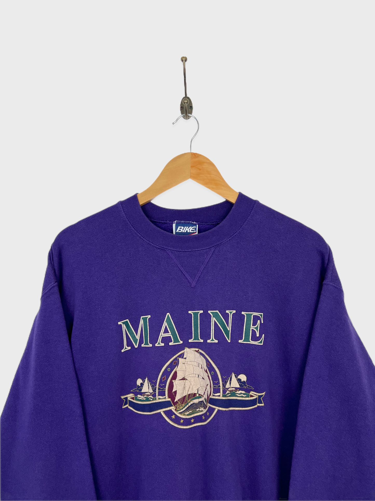 90's Maine USA Made Vintage Sweatshirt Size 8