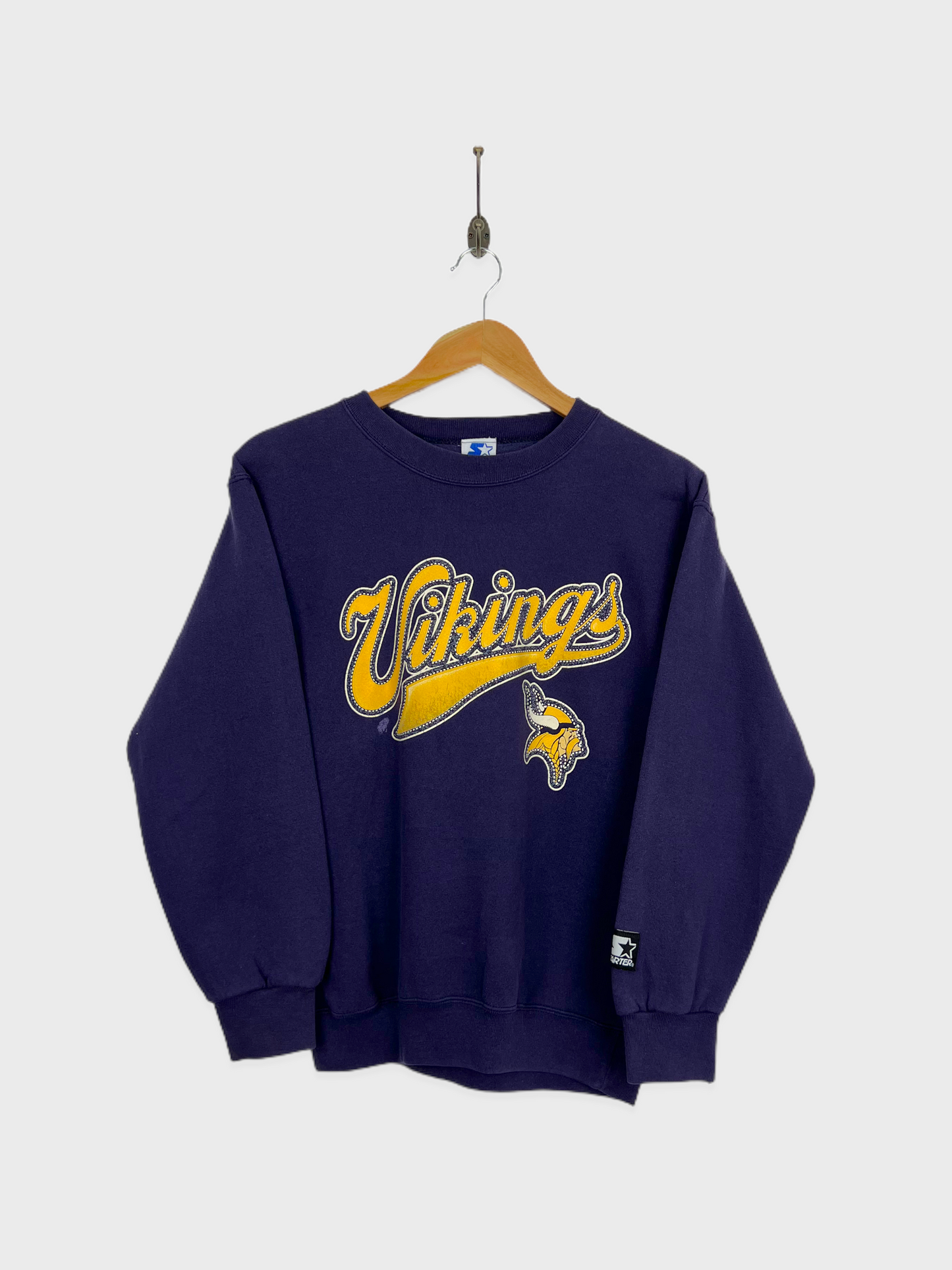 90's Vikings NFL USA Made Vintage Sweatshirt Size 6